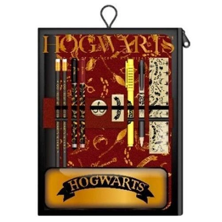 Zestaw szkolny Harry Potter - Hogwart (czarny - 11 elementów)