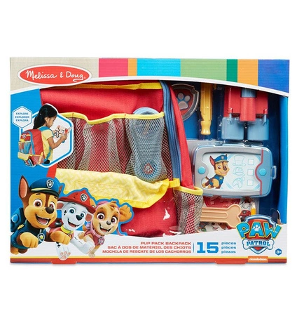Plecak dla dzieci Psi Patrol Melissa and Doug 33271 Mały odkrywca 15 el. lornetka kompas