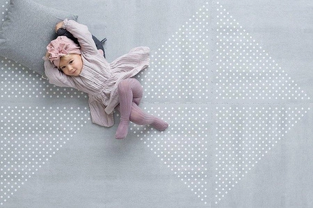 TODDLEKIND Mata do zabawy piankowa podłogowa Prettier Playmat Earth Dove Grey