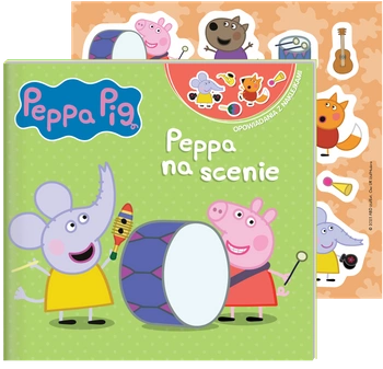 Peppa na scenie. Świnka Peppa. Opowiadania z naklejkami