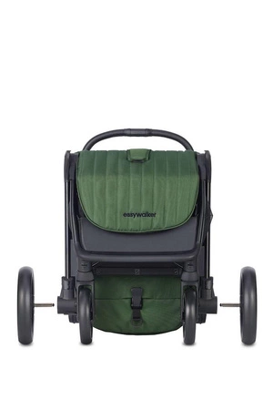 Easywalker Jackey² XL Komfortowy, samoskładający się wózek spacerowy z torbą transportową i osłoną przeciwdeszczową Deep Green