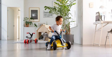 BERG Jeździk na pedały GO² Sparx Yellow Gokart 2w1