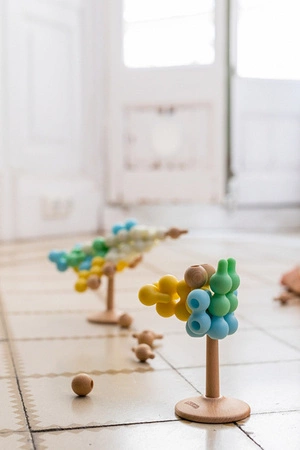 Lekkid, Konstrukcyjne drewniane i świecące klocki - Magiczna lampa