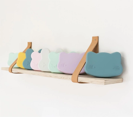 Zamykany silikonowy pojemnik Kotek We Might Be Tiny - Blue Dusk