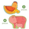 Petit Collage Pierwsze Puzzle Farma Baby