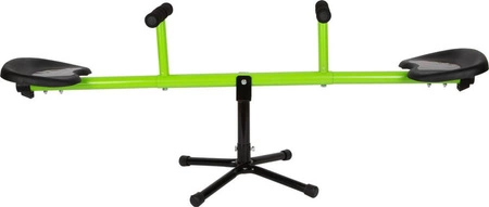 Zielona dwuosobowa huśtawka ogrodowa dla dzieci równoważna Small Foot 9514