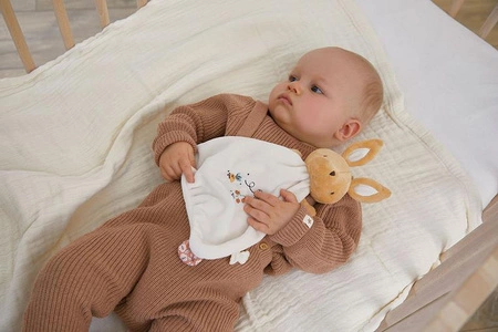 Kaloo Zestaw prezentowy 2 w 1 (komforter + naszyjnik dzwoneczek ciążowy Bola) Petites Chansons