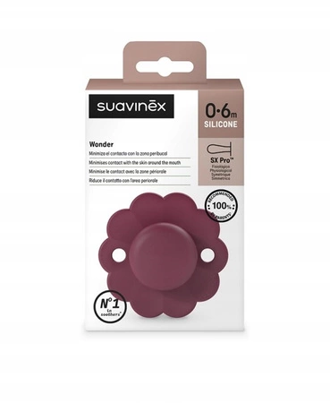 Suavinex Smoczek fizjologiczny sx pro wonder 0-6m viva magenta
