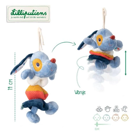 Lilliputiens Zawieszka wibrująca Piesek Jules 6 m+