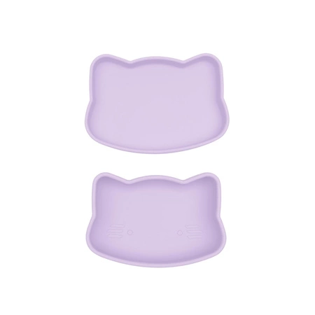 Zamykany silikonowy pojemnik Kotek We Might Be Tiny - Lilac