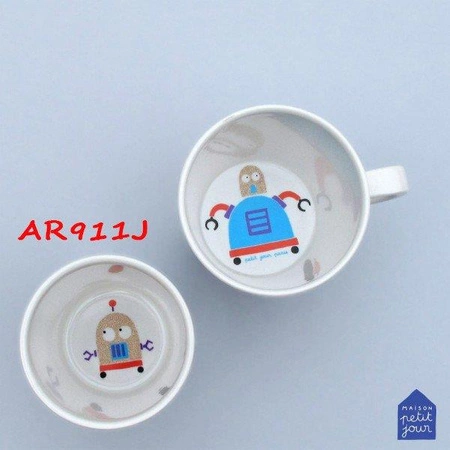 Mały kubek do napojów dla dziecka, seria Roboty | Maison Petit Jour®