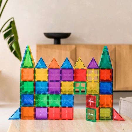 COBLO, magnetyczne klocki konstrukcyjne Basic 100 + 10 brokat GRATIS EDYCJA LIMITOWANA