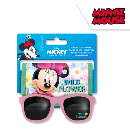 Okulary przeciwsłoneczne z portfelikiem Minnie WD21567