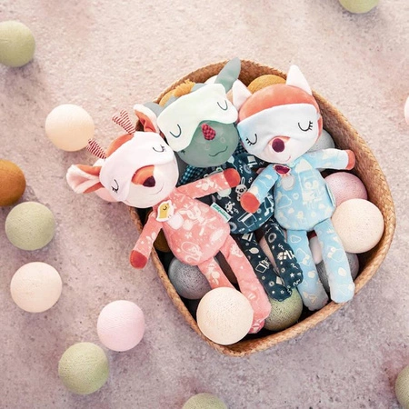 LILLIPUTIENS Przytulanka do spania z elementami fluorescencyjnymi Sarenka Stella 6m+