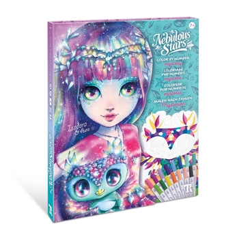 Kreatywna kolorowanka z flamastrami Mystery 7+, Nebulous Stars