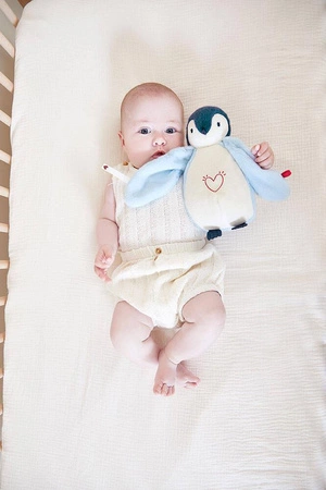 Kaloo Lampka nocna przytulanka Pingwinek Complices