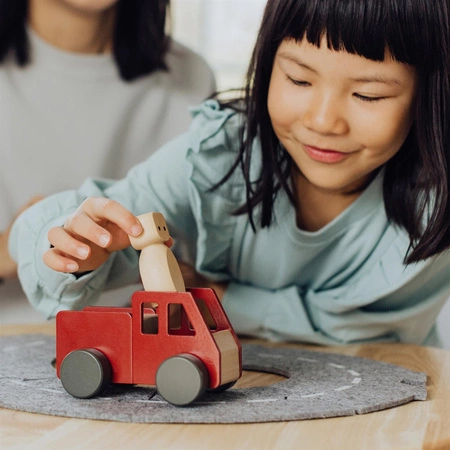 Auto drewniany wóz strażacki Micki