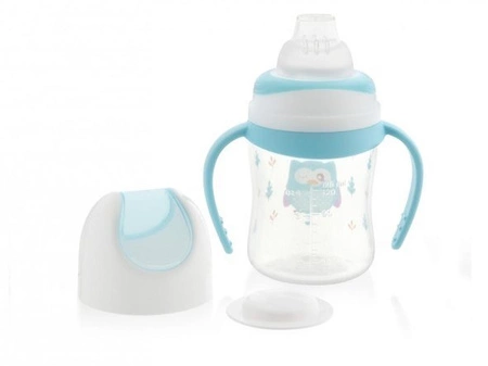 Kubek niekapek z ustnikiem sowa 4m+ 120ml LULABI