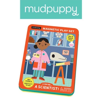 Mudpuppy Magnetyczne postacie Mogę zostać... naukowcem! 4+