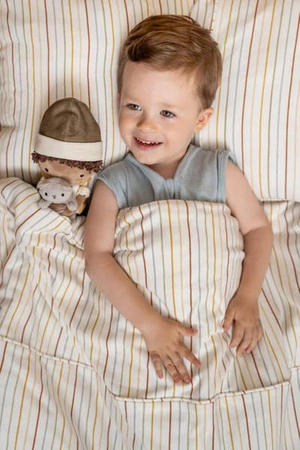 Little Dutch Bawełniany ręcznik duży Vintage Sunny Stripes TE50902002