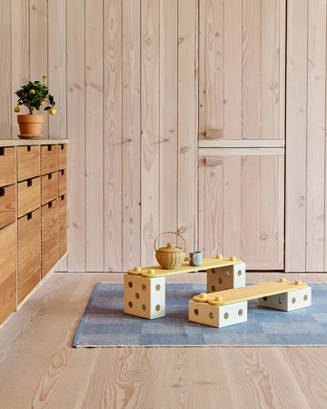 MODU - Balance Track - Sand Grey / Honey Yellow