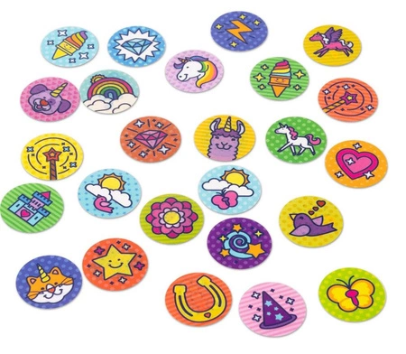 Sticker Wow zestaw naklejek uzupełniających do stempli 300 sztuk Jednorożec 50328 Melissa & Doug