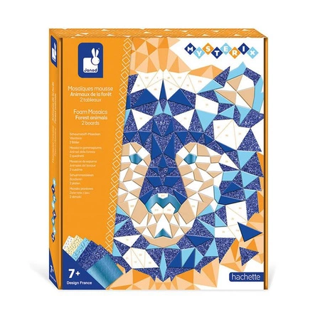 Zestaw kreatywny Mozaika Leśne zwierzęta Misterix 7+, Janod