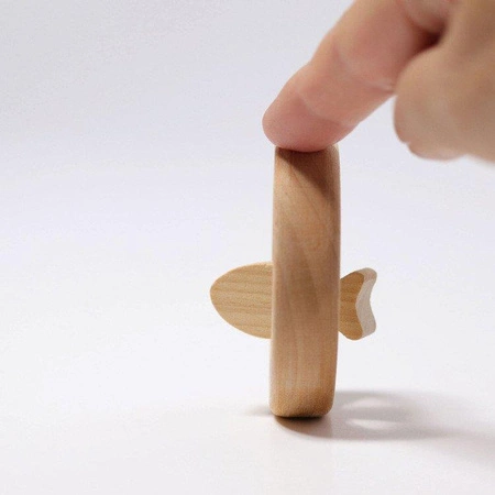 Grzechotka okrągła z rybką, niebieska, 0+, Grimm's