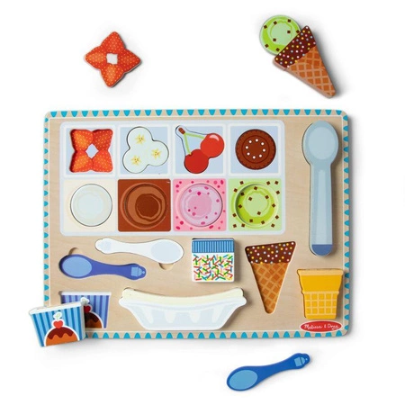 Drewniana układanka magnetyczna Lodziarnia i cukiernia Melissa & Doug 31006
