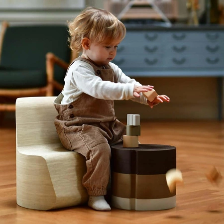 Zabawka do rozwoju motoryki Ryba bObles Sand grey