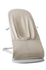 BABYBJORN - leżaczek BALANCE SOFT WOVEN/JERSEY Tri Fabric, Jasny Beż