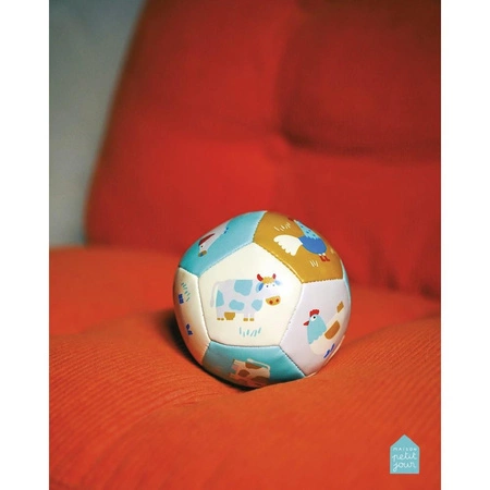 Miękka piłka dla niemowląt i małych dzieci, Farma | Maison Petit Jour®