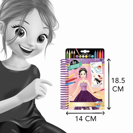 Szkicownik do projektowania mody stroje wieczorowe BUKI