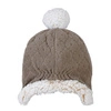 Lodger Dwuwarstwowa zimowa czapeczka z polaru brązowa Fleece Buffalo 1-2 l
