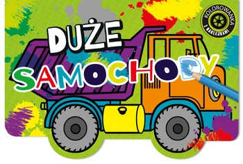 Superauta kolorowanka z naklejkami