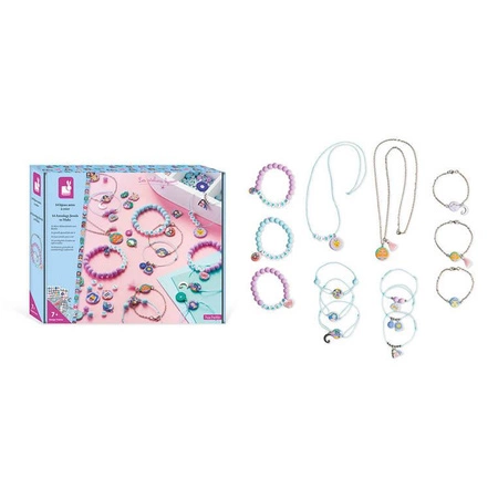 Zestaw kreatywny do tworzenia biżuterii Znaki zodiaku 7+, Janod