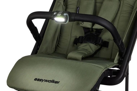 Easywalker Miley² Kompaktowy wózek spacerowy z torbą transportową Sage Green