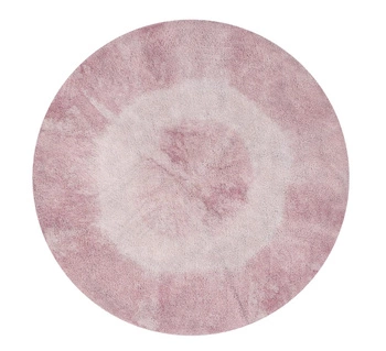 Lorena Canals Dywan bawełniany Tie-Dye Vintage Nude Ø 150 cm
