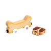 Magnetyczne drewaniane pojazdy z domowymi zwierzątkami Farma 18 m+, Janod
