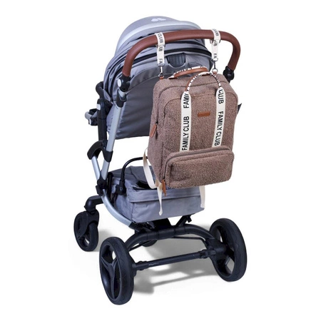 Childhome Plecak Family Club Signature Teddy Soft brown