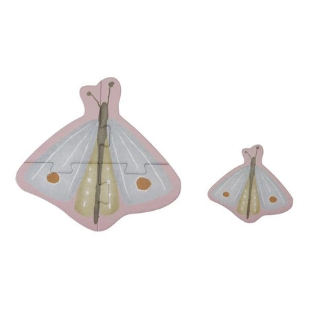 Little Dutch Puzzle 6 elementów Flowers & Butterflies LD4760