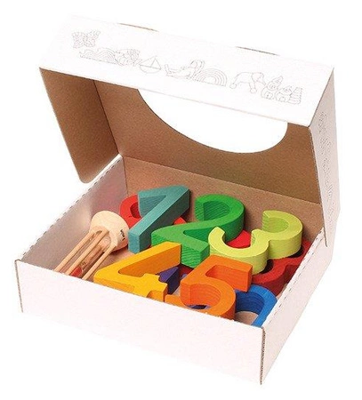 Cyfry z klepsydrą, kolorowe, 3+, Grimm's