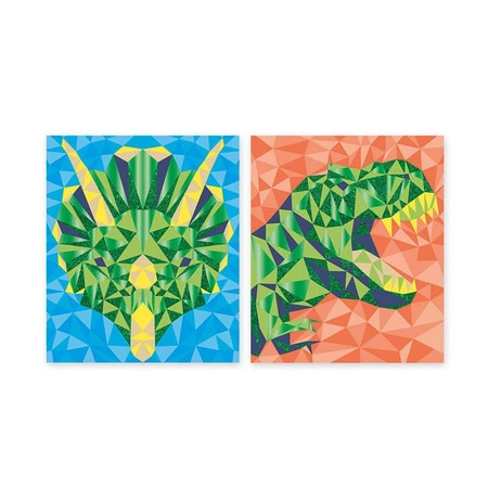 Zestaw kreatywny Mozaika Dinozaury Misterix 7+, Janod