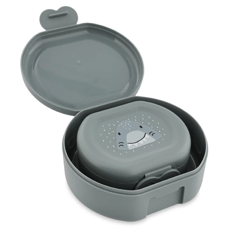 Zestaw pojemników na przekązki z klipsem 2 szt. - Rekin Trixie Baby