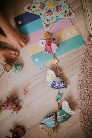 Zestaw kreatywny Girlandy z wróżkami 6+, Janod