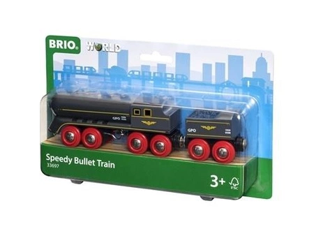 BRIO World Lokomotywa Parowa z Węglarką