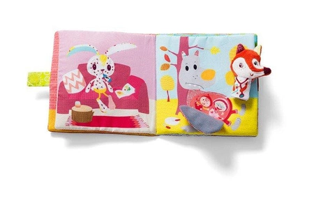 LILLIPUTIENS Książeczka z mini-pacynką wielofunkcyjna Doktor Alice Lisiczka Alice 6 m+