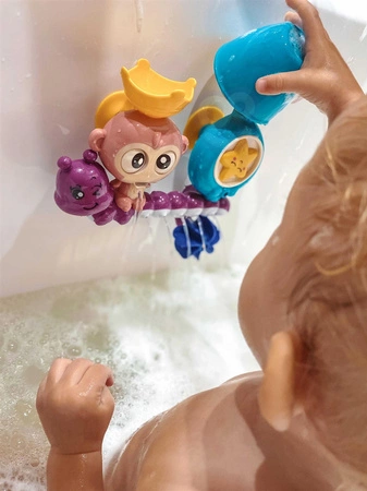 WOOPIE Zabawka Wodna do Kąpieli Małpka + Kubeczek