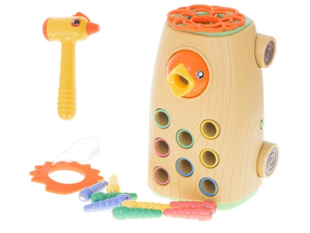 Gra magnetyczna na kółkach - Nakarm ptaszka