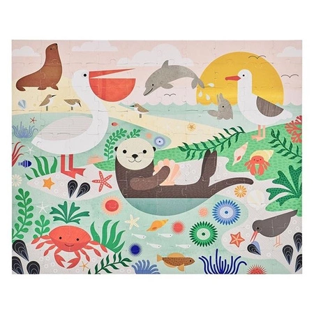 Petit Collage Puzzle Dwustronne w Torebce